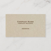 羊皮紙によって着色される名刺 名刺 (裏面)