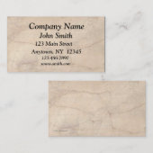 羊皮紙の名刺 名刺 (正面/裏面)