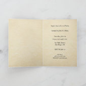 羊皮紙の布告スクロール 招待状 (内部)