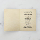 羊皮紙の布告巻招待されました 招待状 (内部)