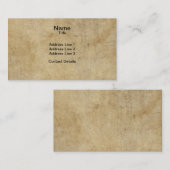 羊皮紙の質 名刺 (正面/裏面)