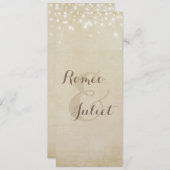 羊皮紙の輝き 招待状 (正面/裏面)