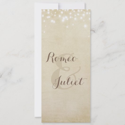 羊皮紙の輝き 招待状 (正面)