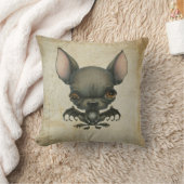 羊皮紙のBatdog クッション (ブランケット)