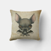 羊皮紙のBatdog クッション (裏面)