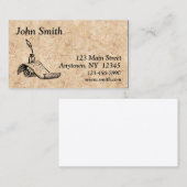 羊皮紙のInkwellの名刺 名刺 (正面/裏面)