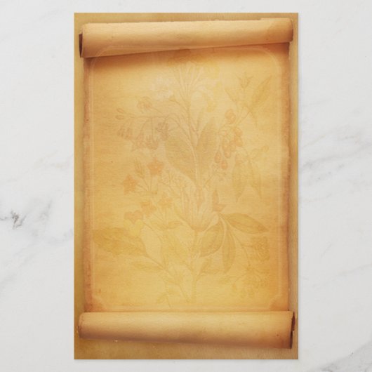 羊皮紙スクロール一見の文房具 便箋 (正面)