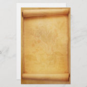 羊皮紙スクロール一見の文房具 便箋 (正面/裏面)