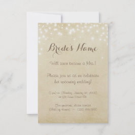 羊皮紙スパークルシャワー招待状 招待状