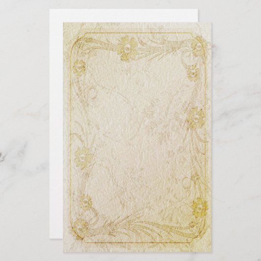 羊皮紙一見の文房具 便箋 (正面/裏面)