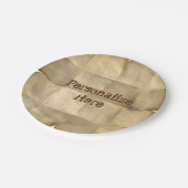 羊皮紙紙紙プレート ペーパープレート (アングル)