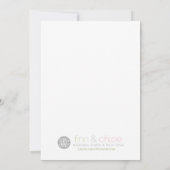 羊皮紙風5x7 テーブルサイン アルコールがあってこそ 招待状 (裏面)