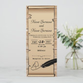 羊皮紙 招待状 (スタンド正面)