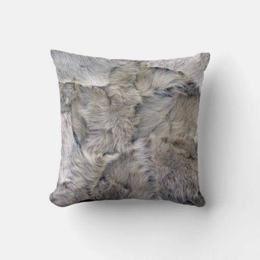 羊皮 クッション (正面)