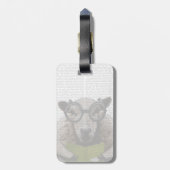 羊知性がある ラゲッジタグ (裏面縦)