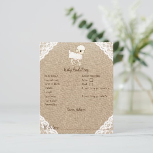 羊素朴の赤ちゃんシャワー予測とアドバイス (スタンド正面)