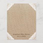 羊素朴の赤ちゃんシャワー予測とアドバイス (裏面)