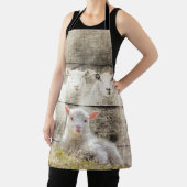 羊素朴ベビーラムバーラップ エプロン (インサイチュ)