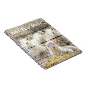 羊素朴ベビーラムバーラップ ノートブック (右側)