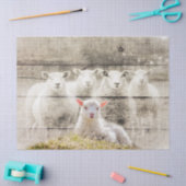 羊素朴ベビーラムバーラップ 薄葉紙 (クラフト)