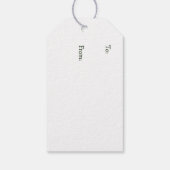 羊素朴ヴィンテージ赤トラック ギフトタグ (裏面)