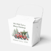 羊素朴ヴィンテージ赤トラック フェイバーボックス (正面サイド)