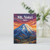 羊蹄山 日本 ポストカード (スタンド正面)