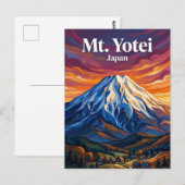 羊蹄山 日本 ポストカード (正面/裏面)