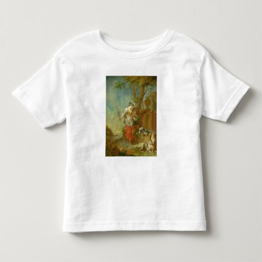 羊飼いおよびShepherdess トドラーTシャツ (正面)