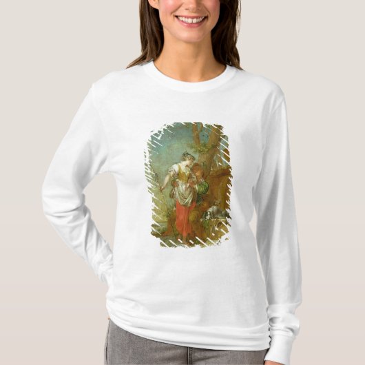 羊飼いおよびShepherdess Tシャツ (正面)