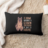 羊飼いがいない家は家だ ランバークッション (ブランケット)