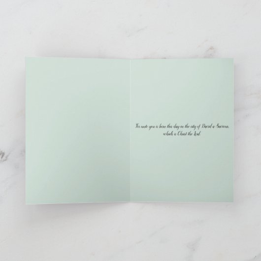 羊飼いが夜に彼らの群れを見ている時 シーズンカード (内部)