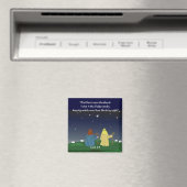 羊飼いが羊の群れを見ている マグネット (インサイチュ (食洗機))