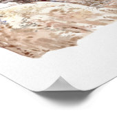 羊飼いが羊を見つけるイラストレーション失った。 ポスター (角)