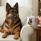 羊飼いとお茶の時間モダン コーヒーマグカップ
