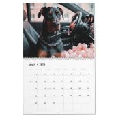 羊飼いとドベルマン2024 カレンダー (3月 2026)