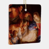 羊飼いとマジクリスマスの崇拝 セラミックオーナメント (右)