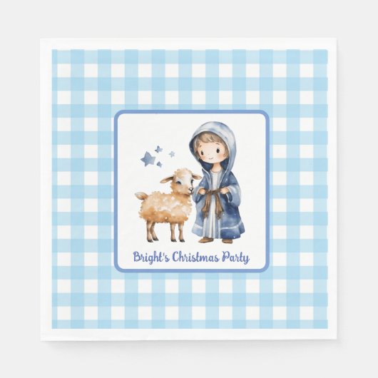 羊飼いとラムナプキンス スタンダードランチョンナプキン (正面)