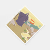 羊飼いと彼の群れのナプキン スタンダードランチョンナプキン (角)