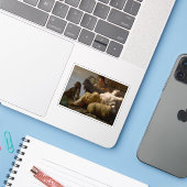 羊飼いと眠っている羊飼いの娘 シール (ノートパソコンとiPhone)