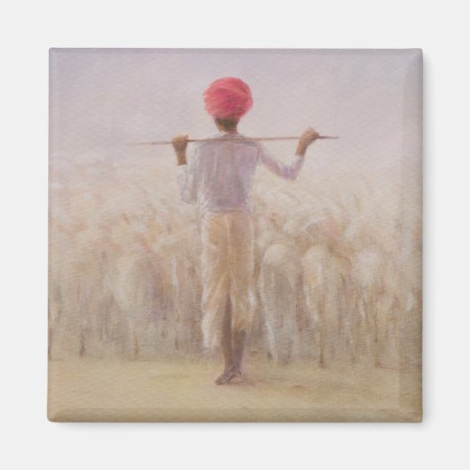 羊飼いと群れ マグネット (正面)