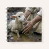 羊飼いによって救われた子羊 ノートブック (正面)