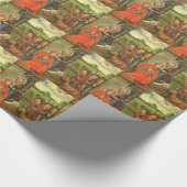 羊飼いのウクライナ人アイコンの崇敬 ラッピングペーパー (角)