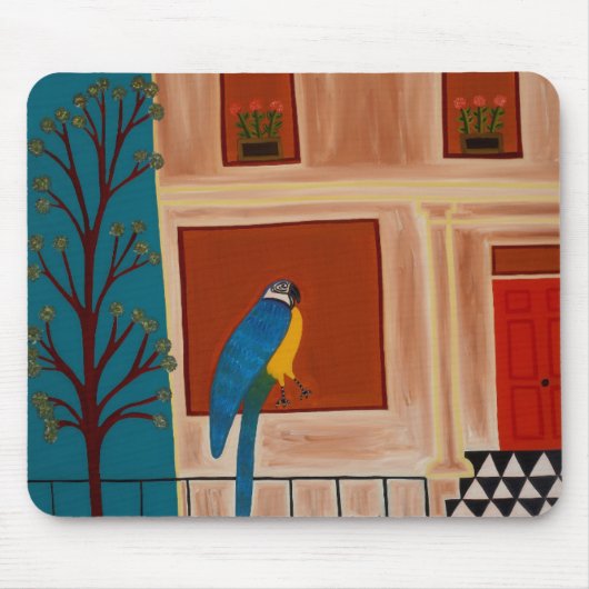 羊飼いのブッシュ2007年からのオウム マウスパッド (正面)