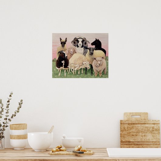 羊飼いの喜び ポスター (キッチン)
