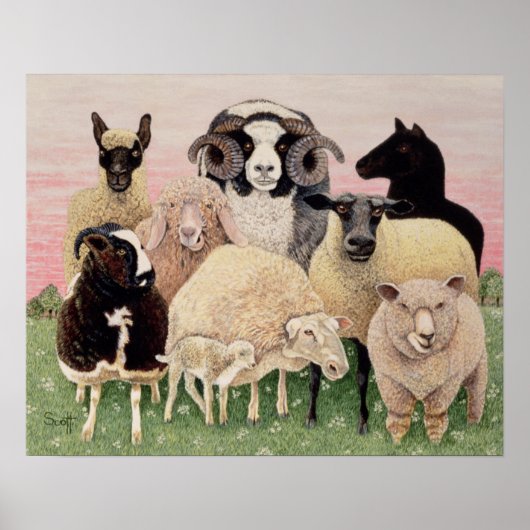 羊飼いの喜び ポスター (正面)