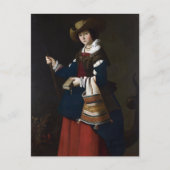 羊飼いの女性としての聖マーガレット ポストカード (正面)