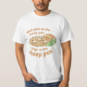 羊飼いの始まりは羊飼いに留まる Tシャツ