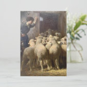 羊飼いの娘と犬と納屋にいる羊 シーズンカード (スタンド正面)