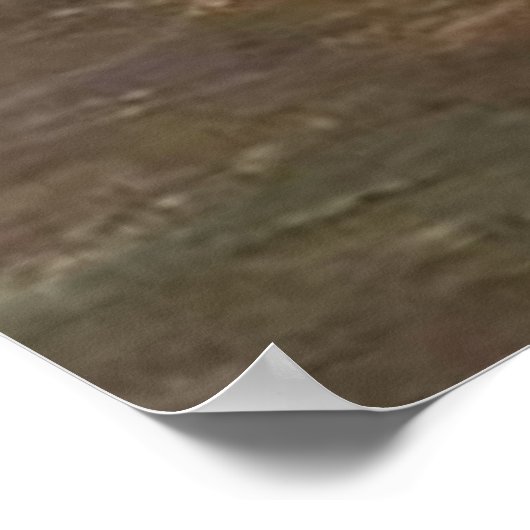 羊飼いの娘と犬と納屋にいる羊 ポスター (角)